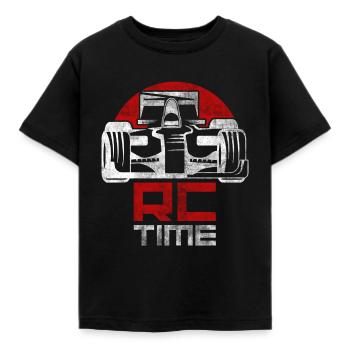 Voiture de course - T-shirt Enfant - noir - Devant - AI Model Kid Female (0cm)