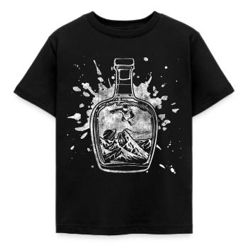 bouteille - T-shirt Enfant - noir - Devant - AI Model Kid Female (0cm)
