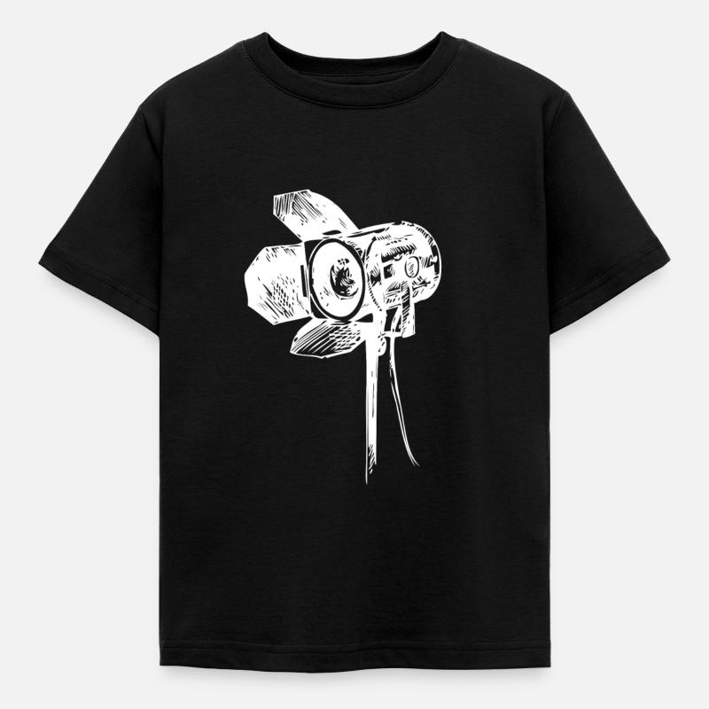 light technician. lighting technician - Kids' T-Shirt - black