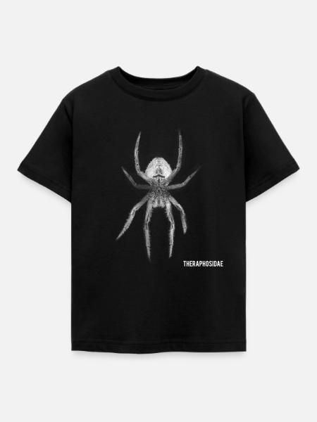 Vogelspinne spinne Insekt - Kinder T-Shirt - Schwarz