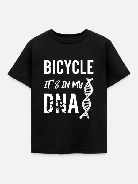 bicycle dna - Kinder T-Shirt - Schwarz
