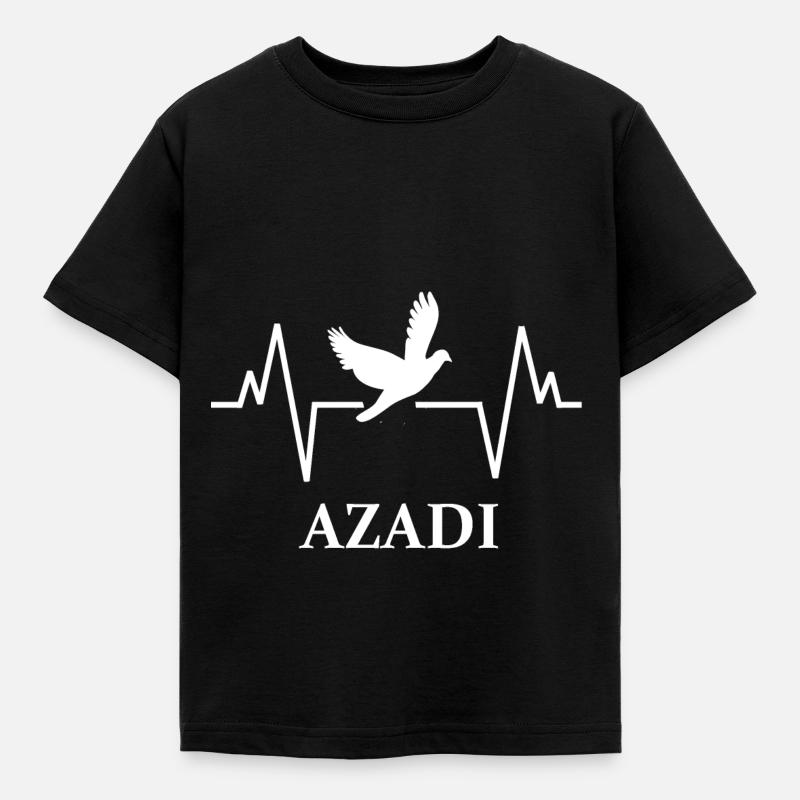 AZADI - Kinder T-Shirt - Schwarz