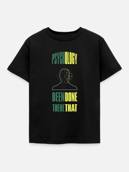 Psychologie - Kinder T-Shirt - Schwarz