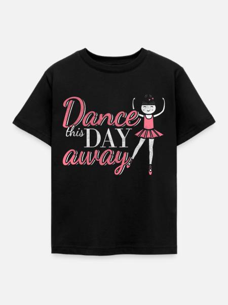 Ballerina Ballet - Kinder T-Shirt - Schwarz