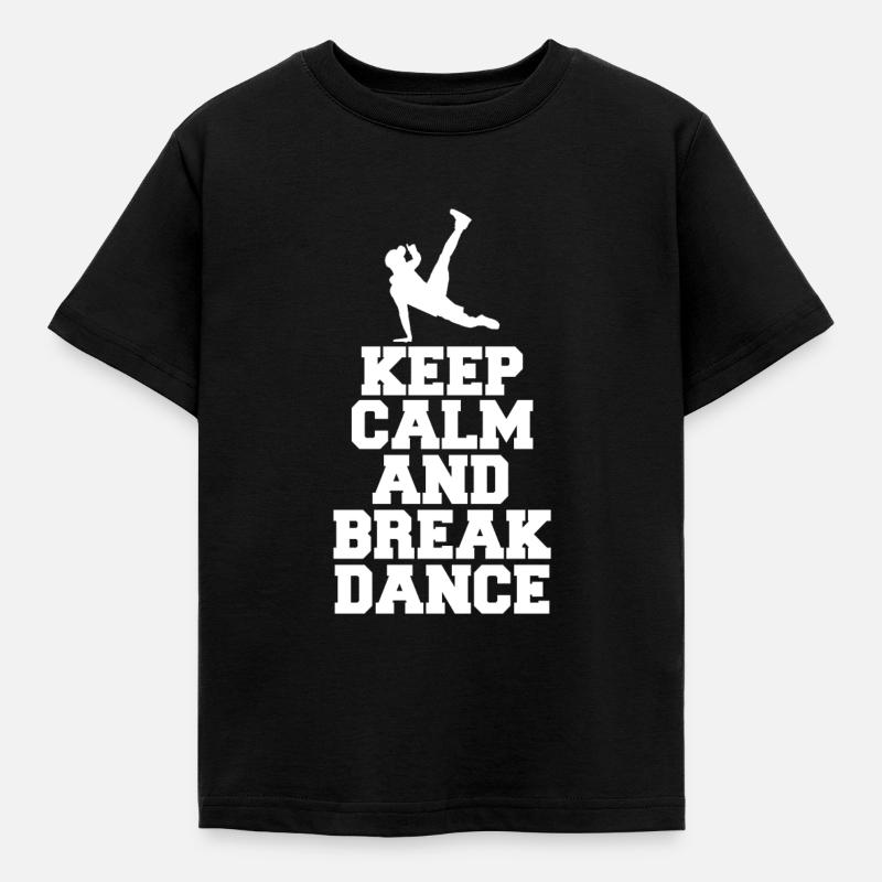 break dancing - Kids' T-Shirt - black