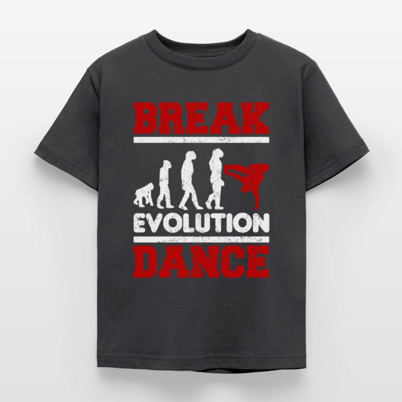 Breakdancing Evolution Breakdance BBoy Tänzer Kinder T-Shirt