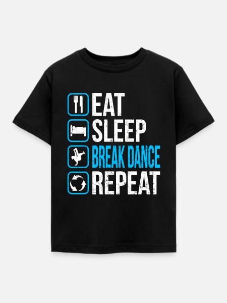BBoy - Kinder T-Shirt - Schwarz