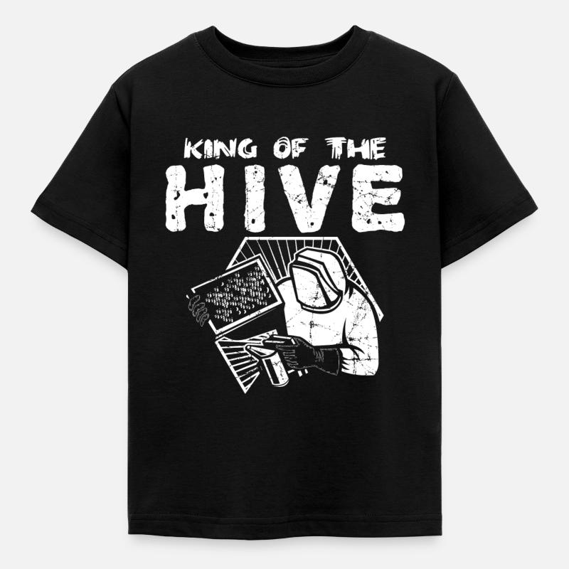 Bee honeybee beekeeper bees gift - Kids' T-Shirt - black