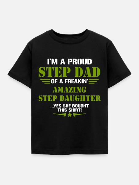 Stiefvater - Kinder T-Shirt - Schwarz