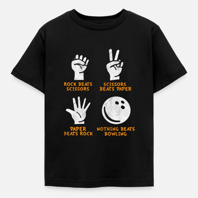 Bowling bowling équipe boule de bowling - T-shirt Enfant - noir