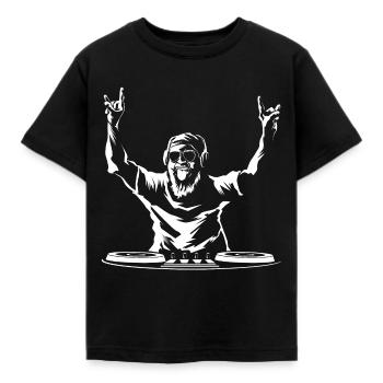dj party - T-shirt Enfant - noir - Devant - AI Model Kid Female (0cm)