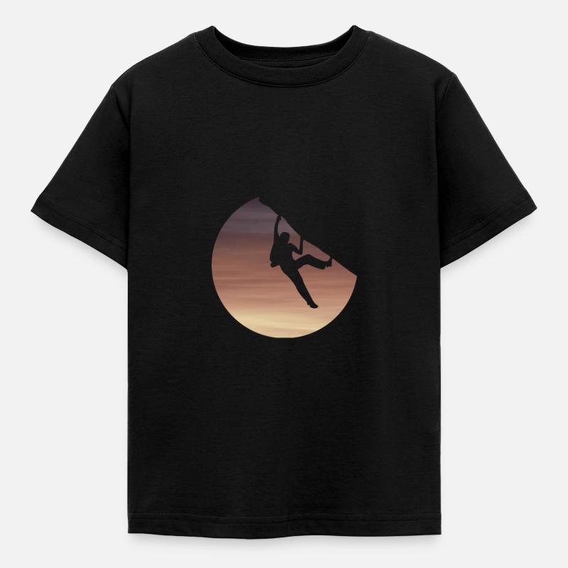 Climb - Kids' T-Shirt - black