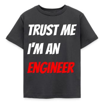 ingénieur - T-shirt Enfant - charbon - Devant - AI Model Kid Female (0cm)