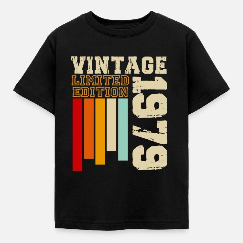1979 - Kinder T-Shirt - Schwarz