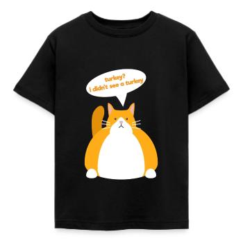 action de grâces - T-shirt Enfant - noir - Devant - AI Model Kid Female (0cm)