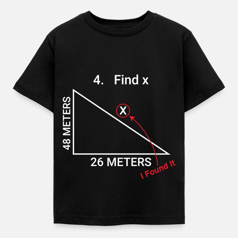 I Love Math - Kids' T-Shirt - black
