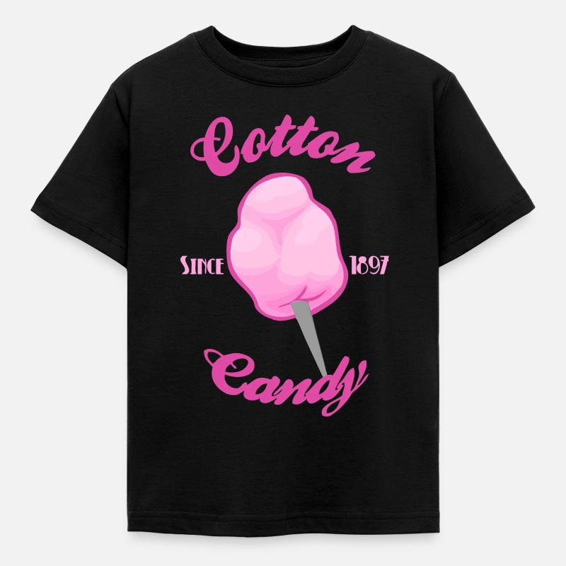 Cotton candy 2 - Kids' T-Shirt - black