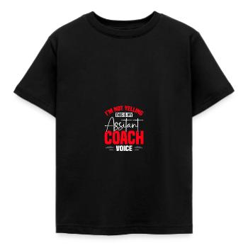 Assistant Trainer - Kids' T-Shirt - black - Front - AI Model Kid Female (0cm)
