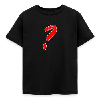point d'interrogation - T-shirt Enfant - noir - Devant - AI Model Kid Female (0cm)