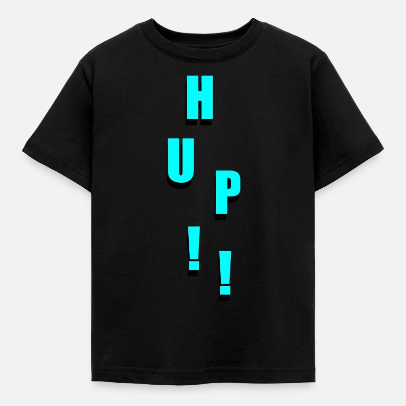 HUP!! - Kids' T-Shirt - black