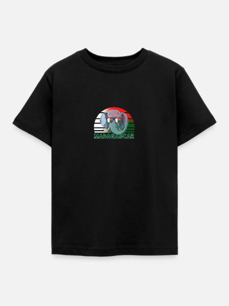 Madagaskar - Kinder T-Shirt - Schwarz