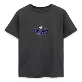 American Samoa - Kids' T-Shirt - dark grey - Front - AI Model Kid Female (0cm)