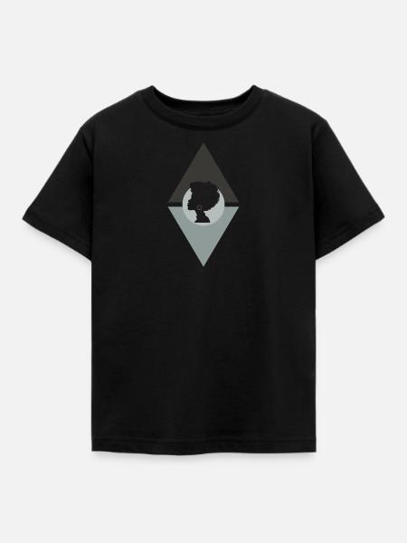 Afro 70s - Kinder T-Shirt - Schwarz