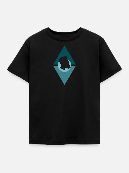 Schnurrbart Sir - Kinder T-Shirt - Schwarz