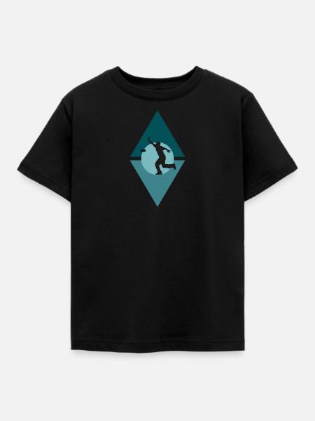 Spiel Säckchen Turnier - Kinder T-Shirt - Schwarz