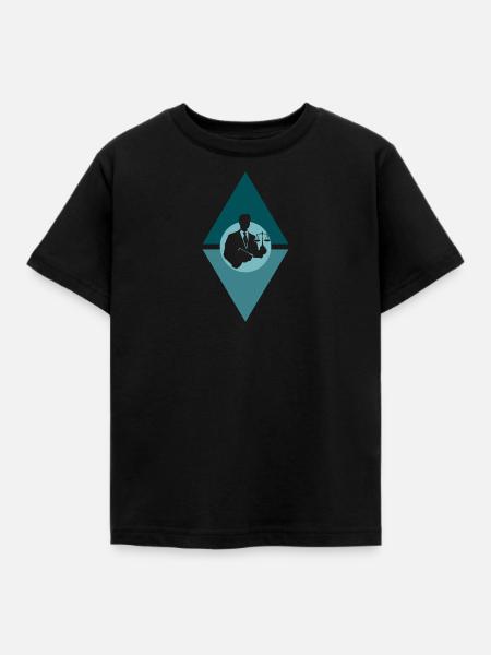 Anwalt Richter Absatz - Kinder T-Shirt - Schwarz