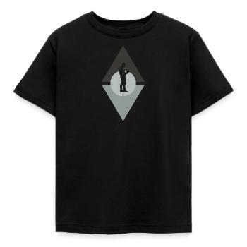 Leseratte Buch - Kinder T-Shirt - Schwarz - Vorne - AI Model Kid Female (0cm)