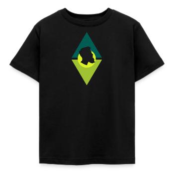 Barbe Poils du visage - T-shirt Enfant - noir - Devant - AI Model Kid Female (0cm)