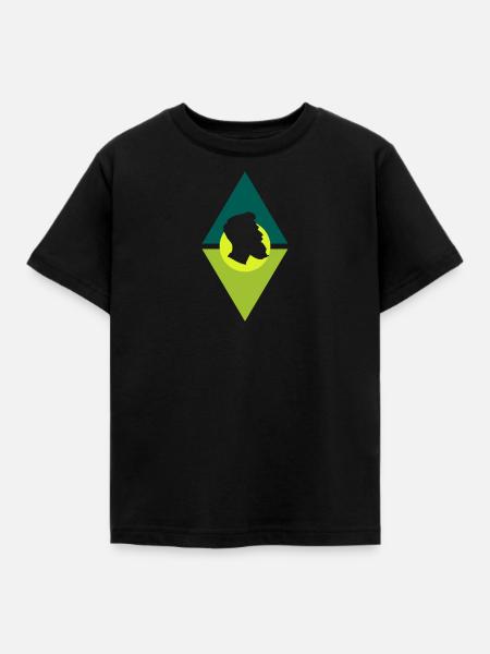 Bart Gesichtsbehaarung - Kinder T-Shirt - Schwarz