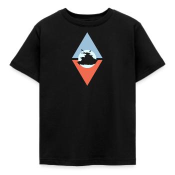 Water Sports Water Skiing - Kids' T-Shirt - black - Front - AI Model Kid Female (0cm)