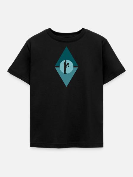 Gericht Recht - Kinder T-Shirt - Schwarz