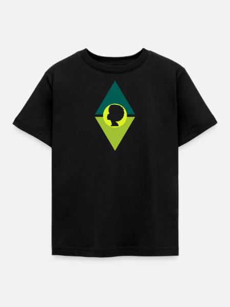 Afro Groove - Kinder T-Shirt - Schwarz