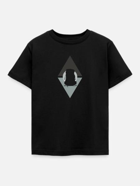 Backpacker Pilger Backpacker - Kinder T-Shirt - Schwarz