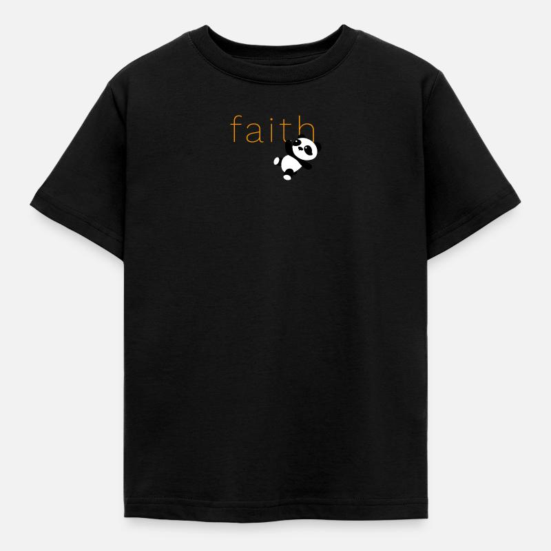 Foi Panda - T-shirt Enfant - noir