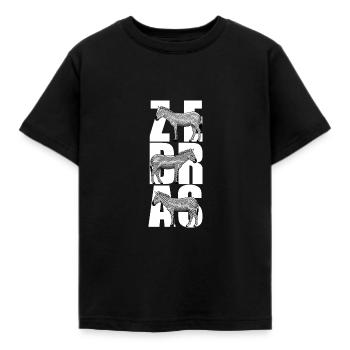 Zebras wohin ich schau - Kinder T-Shirt - Schwarz - Vorne - AI Model Kid Female (0cm)