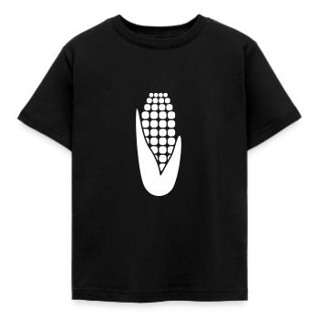 Mais - Kinder T-Shirt - Schwarz - Vorne - AI Model Kid Female (0cm)