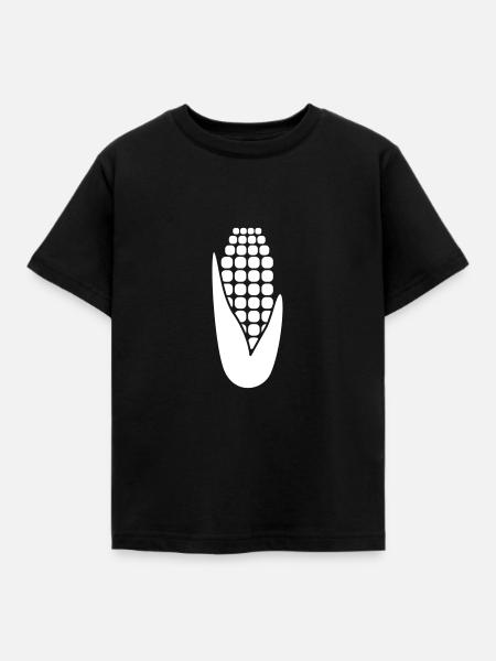 Mais - Kinder T-Shirt - Schwarz