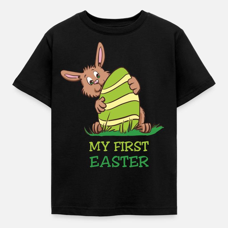 My first Easter - Kids' T-Shirt - black