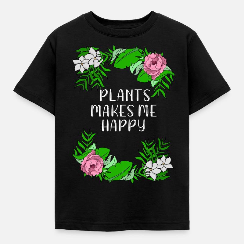 Idée de cadeau fleuriste rose - T-shirt Enfant - noir