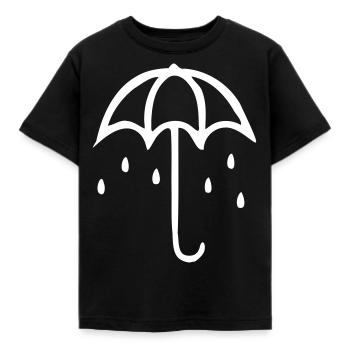 umbrella - Kids' T-Shirt - black - Front - AI Model Kid Female (0cm)