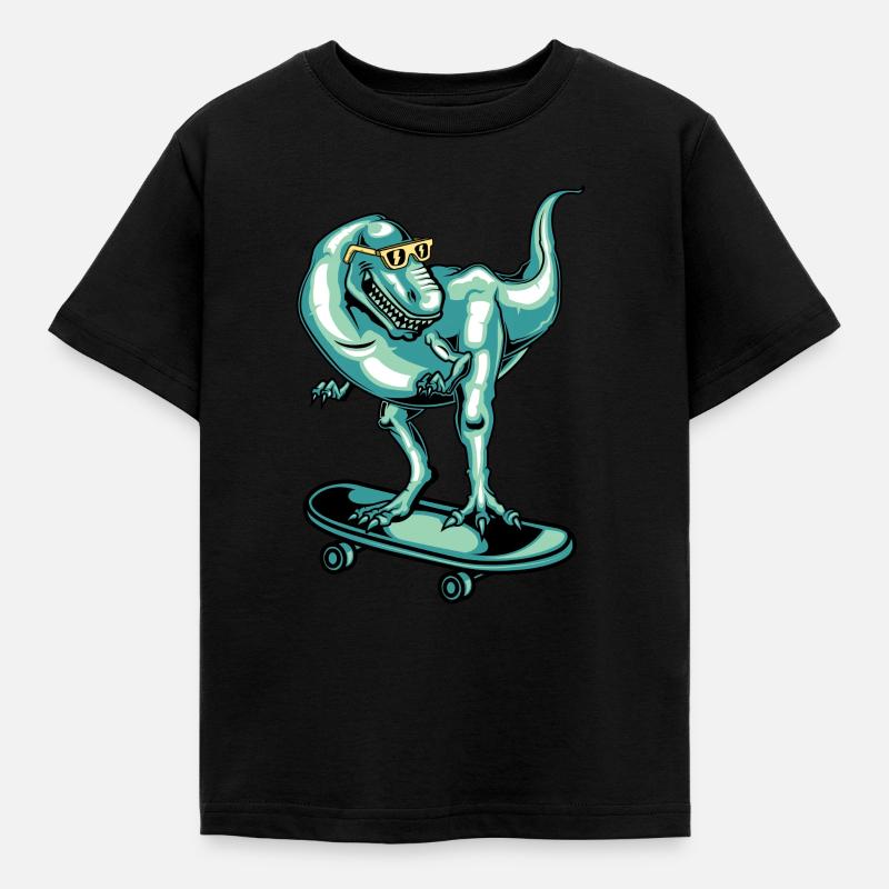 dinosaure - T-shirt Enfant - noir