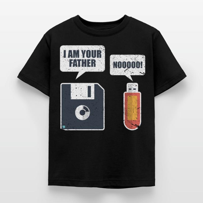 USB Floppy Disk Speicher Computer Nerd Geschenk Kinder T-Shirt