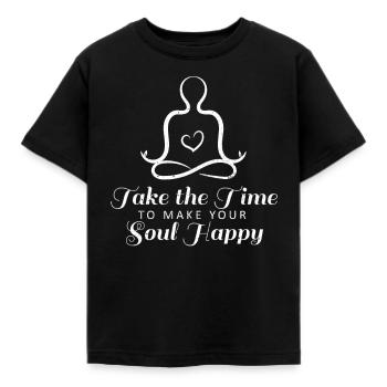 Yoga zitiert Namaste Om Yoga Instructor Geschenkidee - Kinder T-Shirt - Schwarz - Vorne - AI Model Kid Female (0cm)