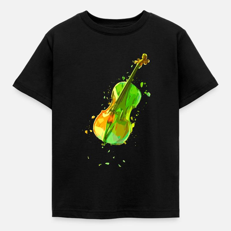 Cellist Geschenkidee Cellospieler Art.-Nr. - Kinder T-Shirt - Schwarz