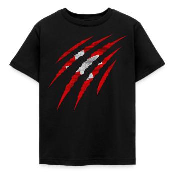 Schweiz Schweizer inside Helvetia Wunde Geschenk - Kinder T-Shirt - Schwarz - Vorne - AI Model Kid Female (0cm)