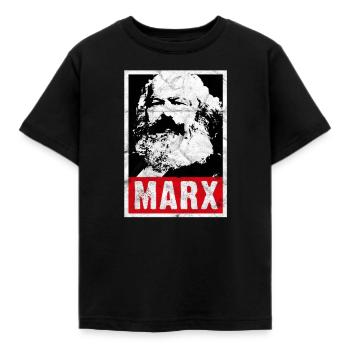 Karl Marx Capital Communist Lenin Marxism Kapital - Kids' T-Shirt - black - Front - AI Model Kid Female (0cm)